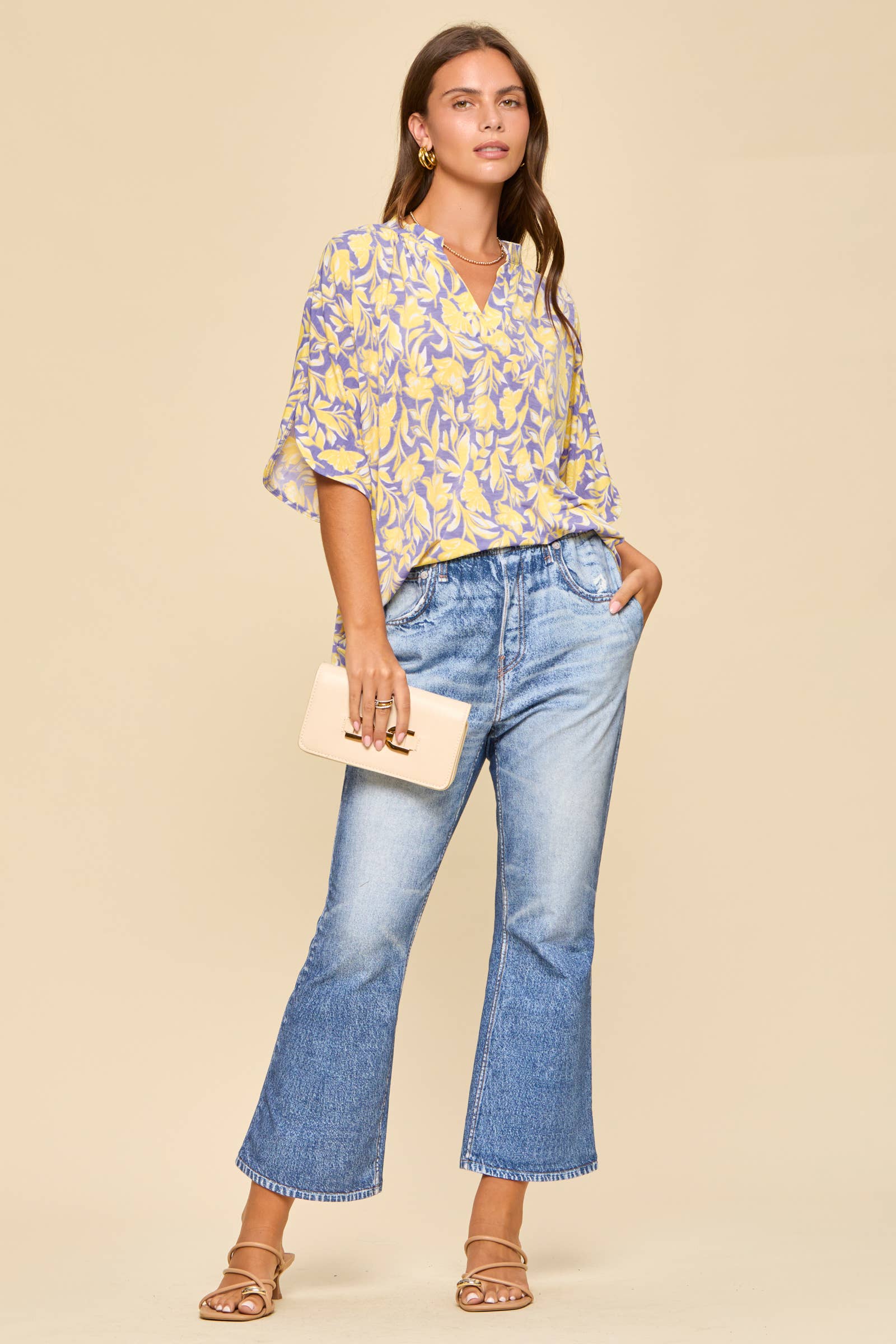 Breezy Sleeve Wrinkle-Free Lizzy Blouse