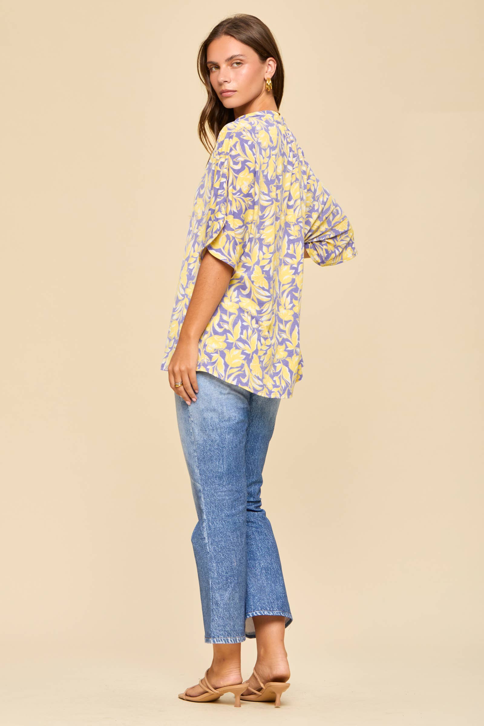 Breezy Sleeve Wrinkle-Free Lizzy Blouse