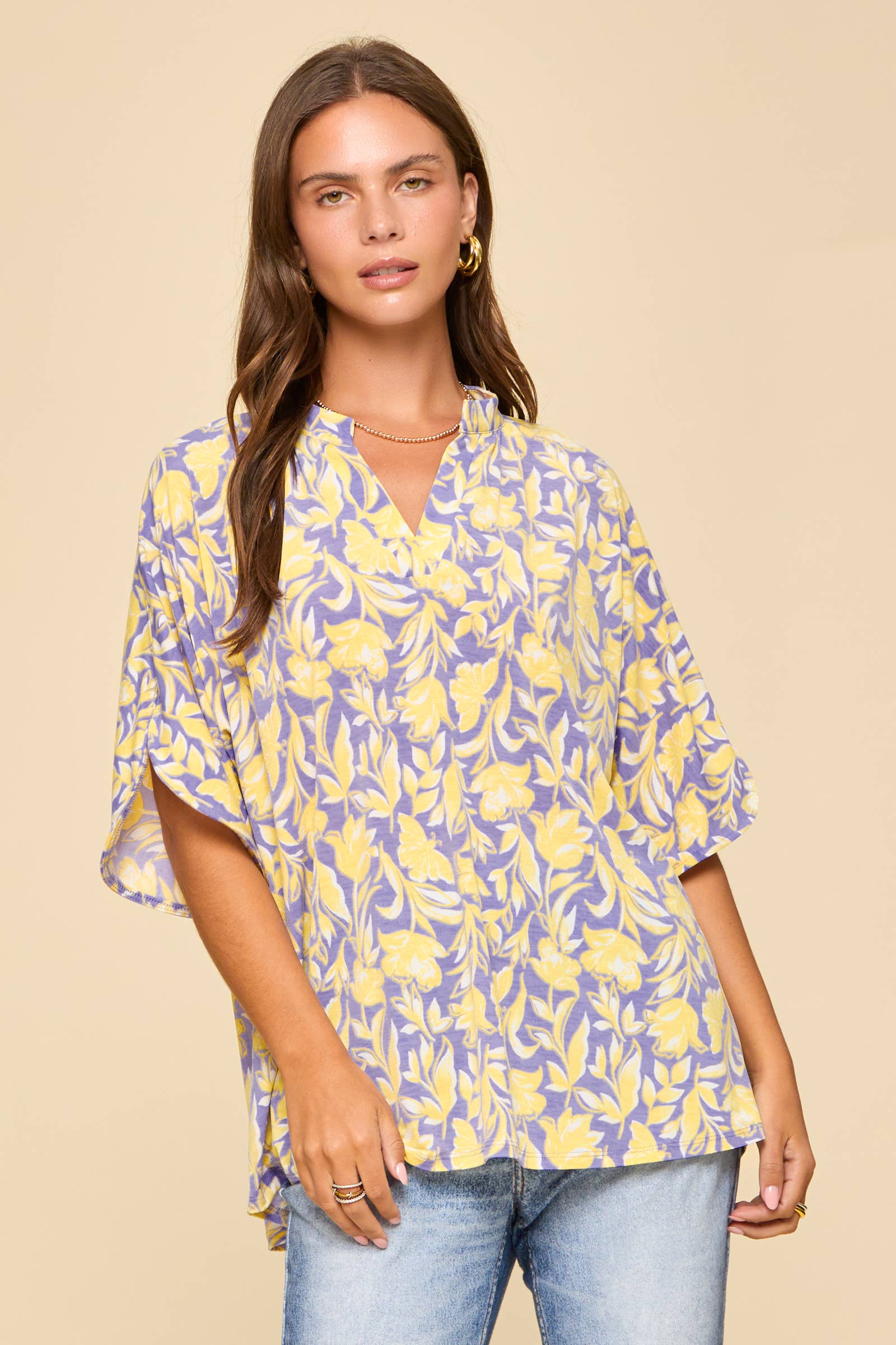 Breezy Sleeve Wrinkle-Free Lizzy Blouse